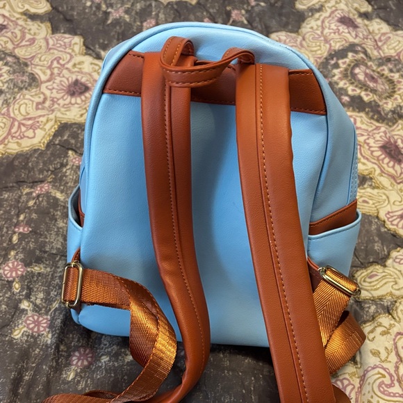 Loungefly Dumbo Striped Kids Backpack - Red, Blue, Brown - Picture 2 of 3